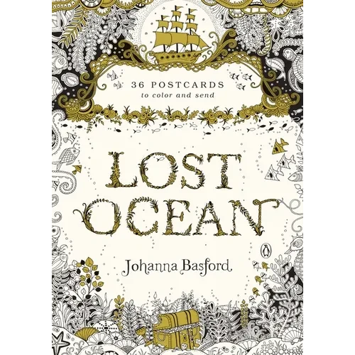 Lost Ocean: 36 Postcards to Color and Send - Novelty
