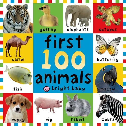 First 100 Animals: A Padded Book--Perfect for Little Hands to Hold