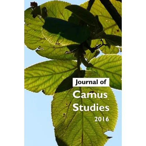 Journal of Camus Studies 2016 - Paperback - IBook Store