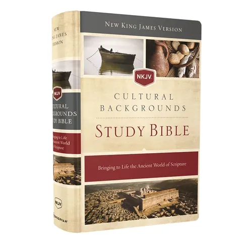 NKJV, Cultural Backgrounds Study Bible, Hardcover, Red Letter Edition: Bringing to Life the Ancient World of Scripture