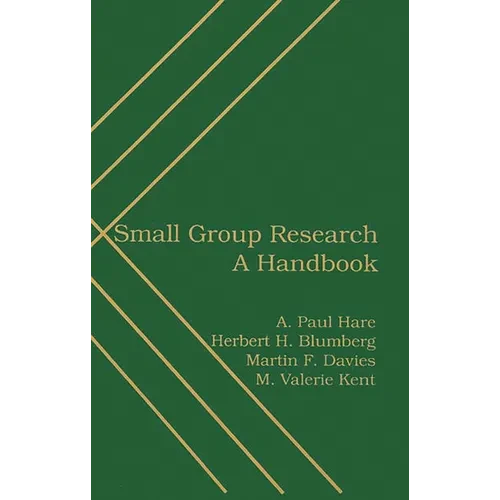 Small Group Research: A Handbook - Paperback