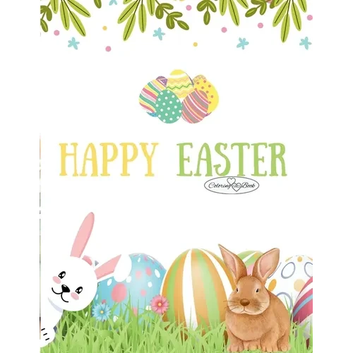 Happy Easter Coloring Book - Paperback