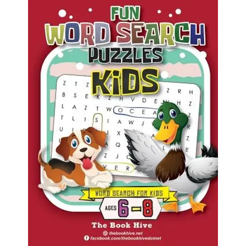 Fun Word Search Puzzles Kids: Word Search for Kids Ages 6-8 - Paperback