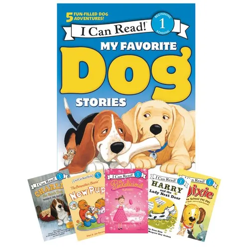 My Favorite Dog Stories: Learning to Read Box Set: A Box of 5 Favorite Dog Books for Beginning Readers - Paperback - IBook Store