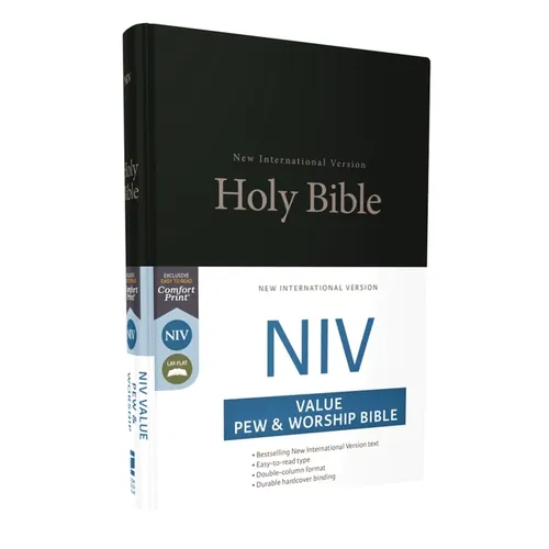 NIV, Value Pew and Worship Bible, Hardcover, Black
