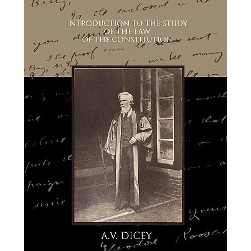Introduction to the Study of the Law of the Constitution - Paperback