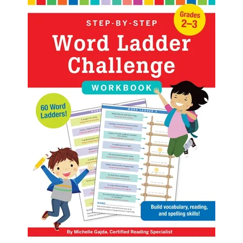 Step-By-Step Word Ladder Challenge Workbook (Grades 2-3) - Paperback