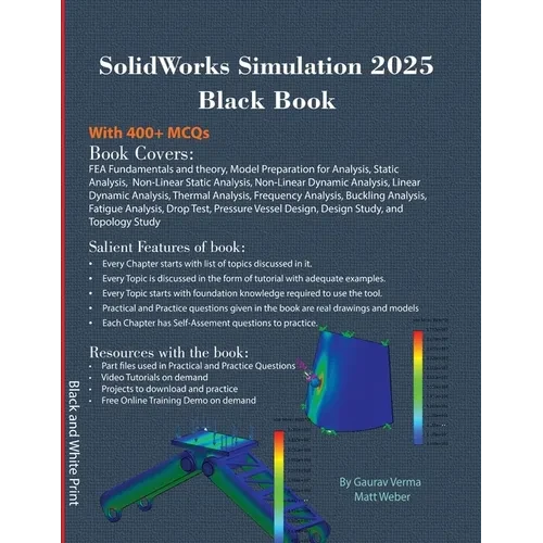 SolidWorks Simulation 2025 Black Book - Paperback