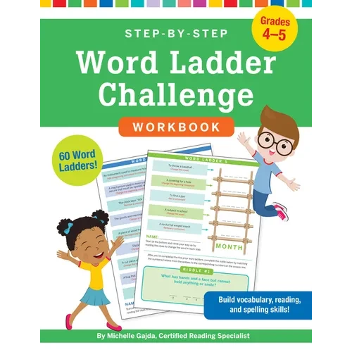 Step-By-Step Word Ladder Challenge Workbook (Grades 4-5) - Paperback