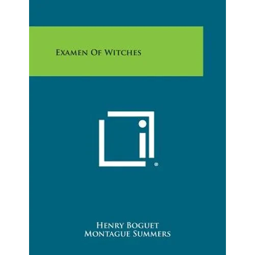 Examen of Witches - Paperback