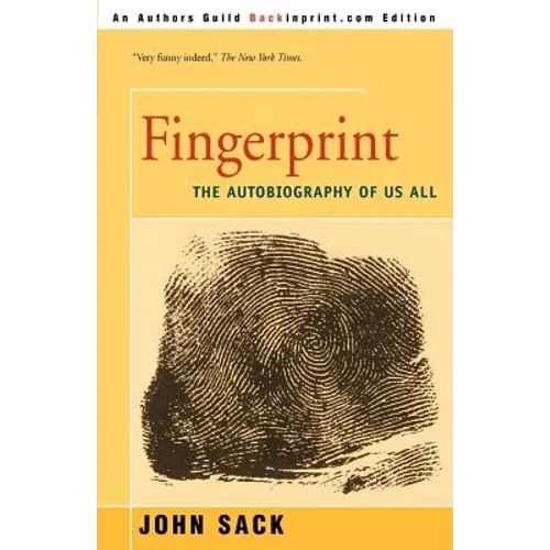 Fingerprint: The Autobiography Of Us All - Paperback