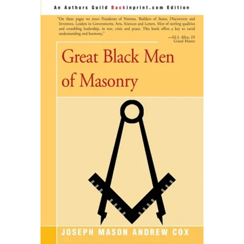 Great Black Men of Masonry - Paperback