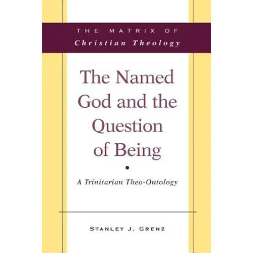 The Named God and the Question of Being - Paperback