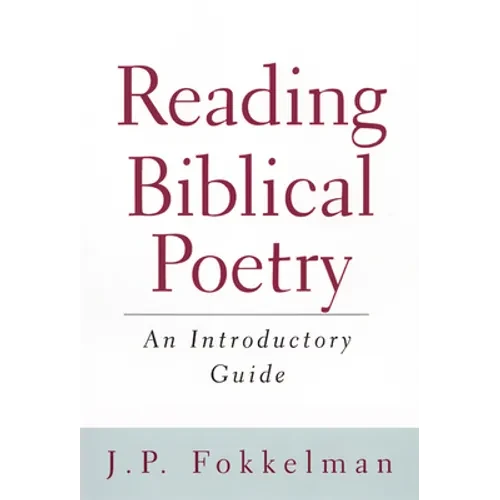 Reading Biblical Poetry - Paperback