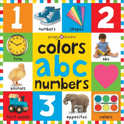 First 100 Big Board: Colors, Abc, Numbers