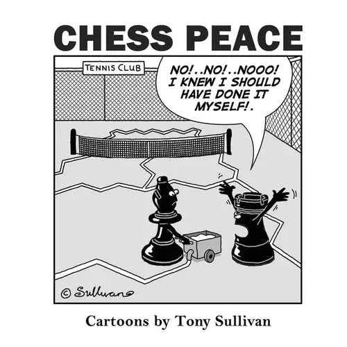 Chess Peace: Cartoons by Tony Sullivan - Paperback