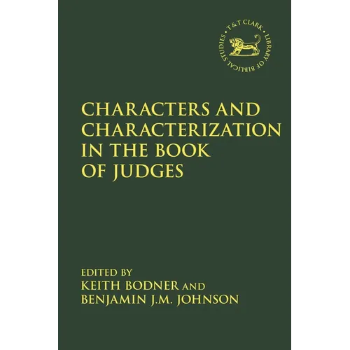 Characters and Characterization in the Book of Judges - Paperback - IBook Store