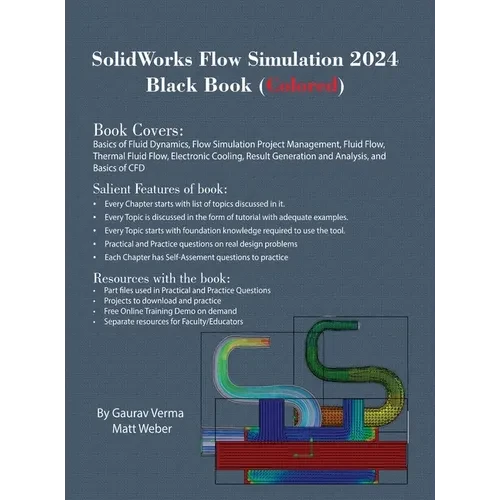 SolidWorks Flow Simulation 2024 Black Book - Hardcover
