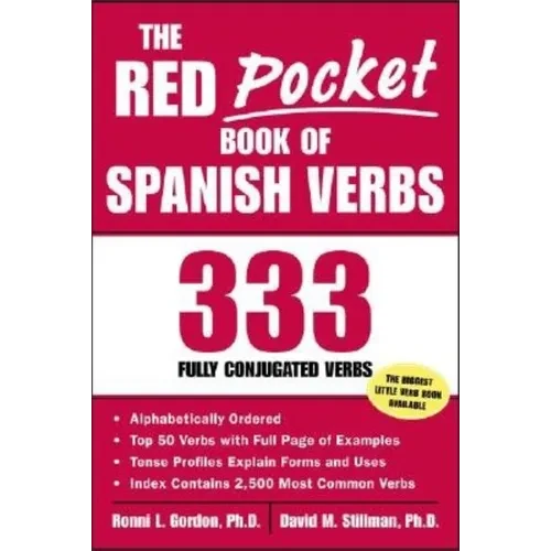 The Red Pocket Book of Spanish Verbs: 333 Fully Conjugated Verbs - Paperback