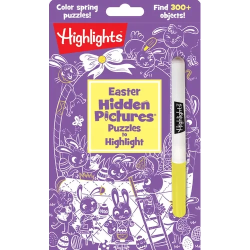 Easter Hidden Pictures Puzzles to Highlight: Easter Coloring and Puzzle Book for Kids 6-9, Solve Hidden Pictures Puzzles Featuring Bunnies, Flowers an - Paperback