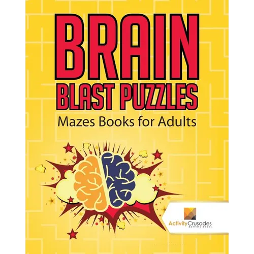 Brain Blast Puzzles: Mazes Books for Adults - Paperback - IBook Store