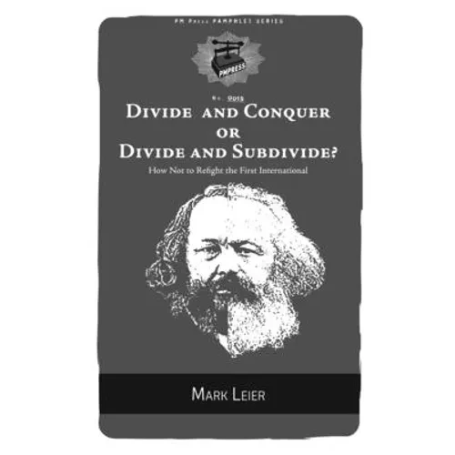Divide and Conquer or Divide and Subdivide?: How Not to Refight the First International - Paperback