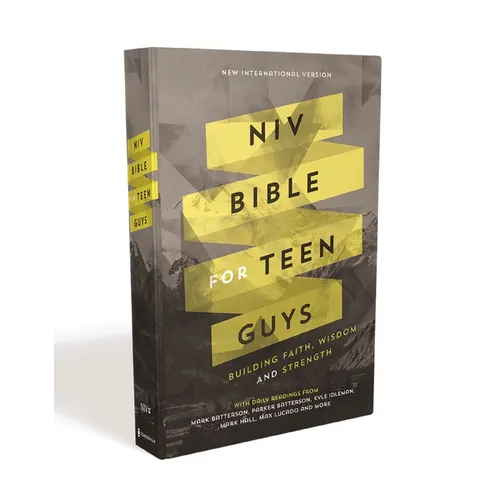 NIV Bible for Teen Guys, Hardcover: Building Faith, Wisdom and Strength