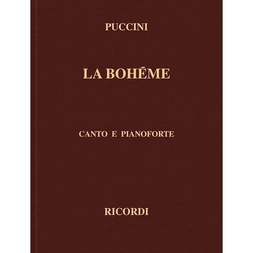La Boheme: Canto E Pianoforte - Hardcover