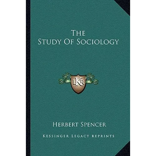 The Study Of Sociology - Paperback