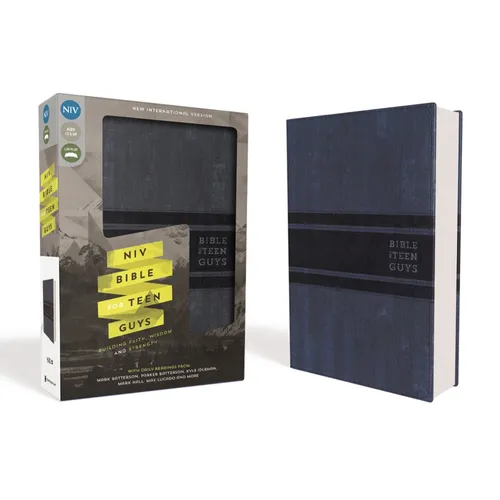 NIV, Bible for Teen Guys, Leathersoft, Blue: Building Faith, Wisdom and Strength