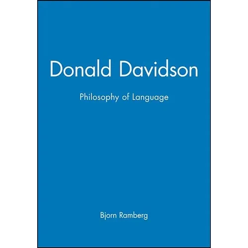 Donald Davidson's Philosophy of Language: An Introduction - Hardcover