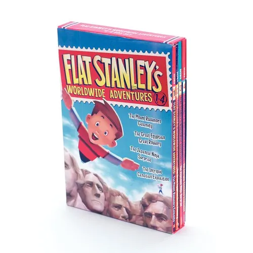 Flat Stanley's Worldwide Adventures #1-4 - Boxed Set - IBook Store