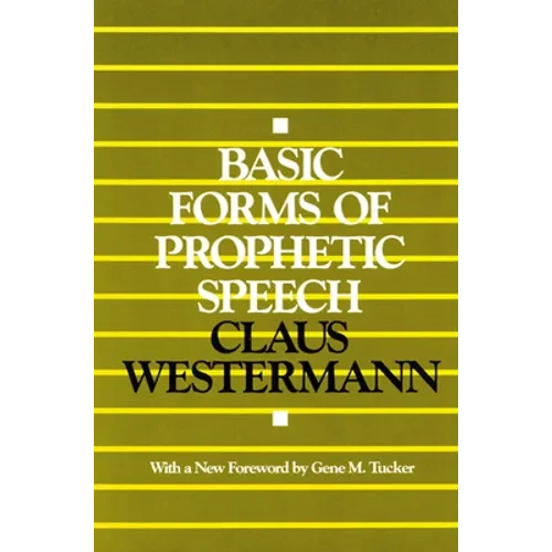 Basic Forms of Prophetic Speech - Paperback