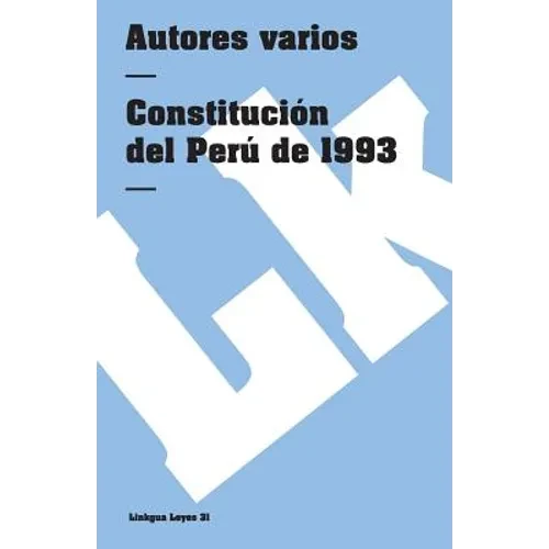 Constitución del Perú de 1993 - Paperback