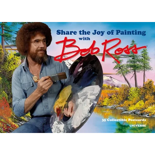 Share the Joy of Painting with Bob Ross: 35 Postcards - Paperback