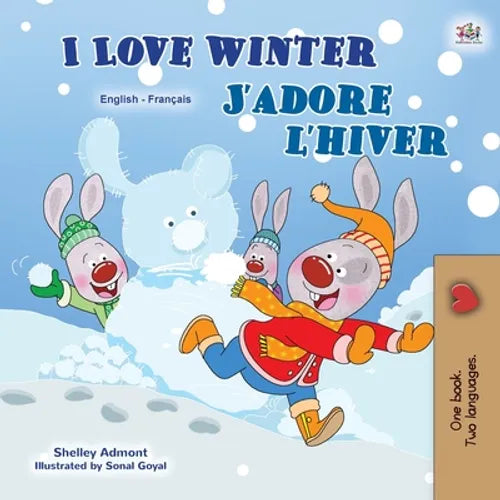 I Love Winter (English French Bilingual Book for Kids) - Paperback - IBook Store