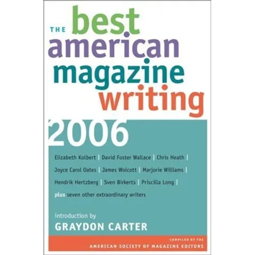 The Best American Magazine Writing - Paperback - IBook Store