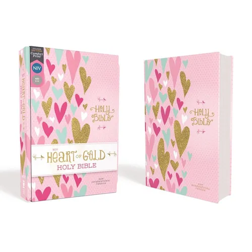 Niv, Heart of Gold Holy Bible, Hardcover, Red Letter Edition, Comfort Print