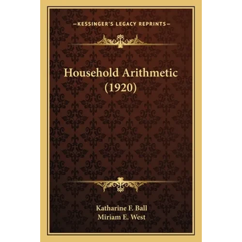 Household Arithmetic (1920) - Paperback