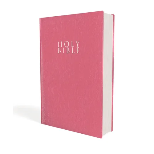 Niv, Gift and Award Bible, Leather-Look, Pink, Red Letter Edition, Comfort Print