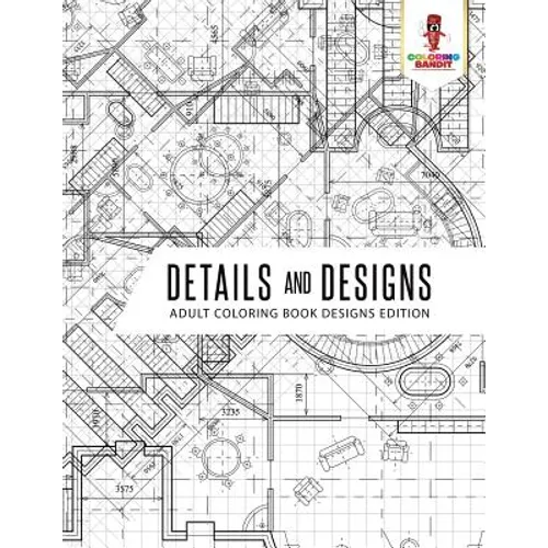 Details and Designs: Adult Coloring Book Designs Edition - Paperback - IBook Store