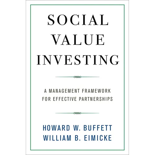 Social Value Investing: A Management Framework for Effective Partnerships - Paperback - IBook Store