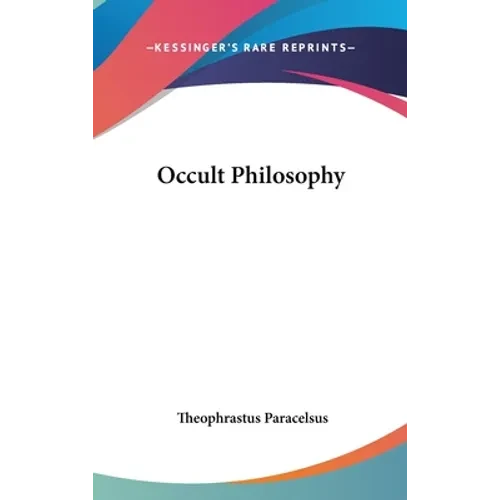 Occult Philosophy - Hardcover