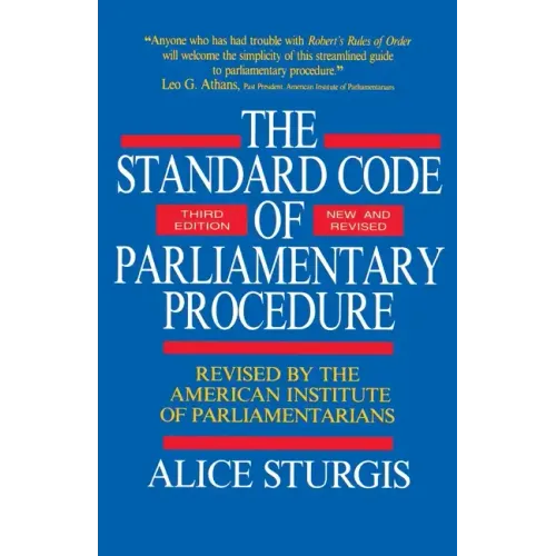 The Standard Code of Parliamentary Procedure