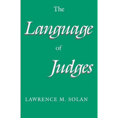 The Language of Judges - Paperback - IBook Store
