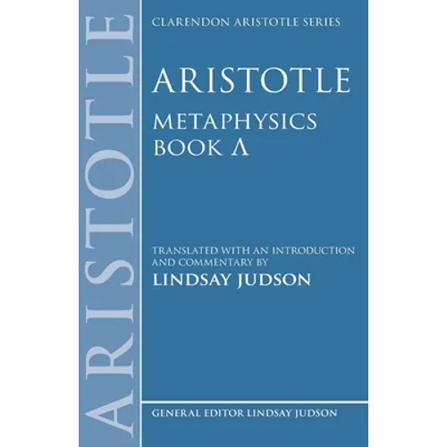 Aristotle, Metaphysics Lambda - Paperback - IBook Store