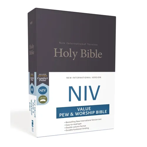NIV, Value Pew and Worship Bible, Hardcover, Blue