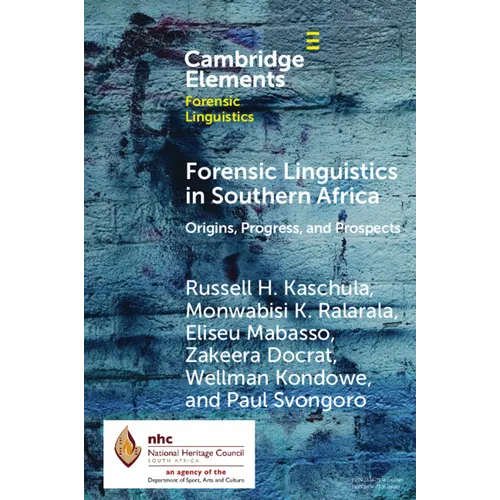 Forensic Linguistics in Southern Africa