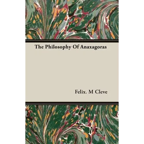 The Philosophy Of Anaxagoras - Paperback