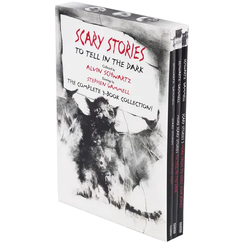 Scary Stories Paperback Box Set: The Complete 3-Book Collection with Classic Art by Stephen Gammell - Paperback - IBook Store